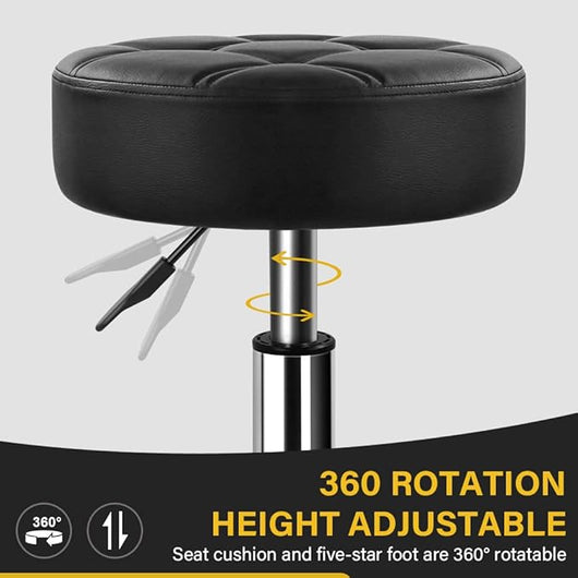 1 Heavy Duty Rolling Stool with Wheels Hydraulic Lift