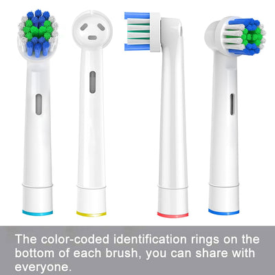 12 Pcs Replacement Toothbrush Heads Compatible with Oral B Braun