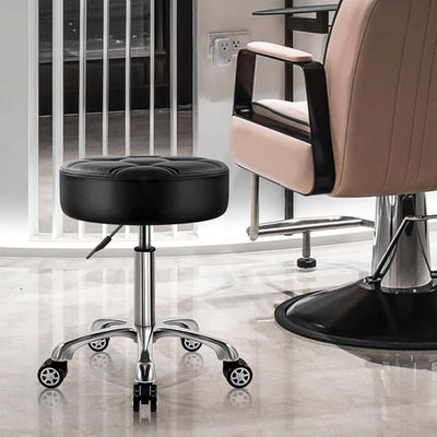 1 Heavy Duty Rolling Stool with Wheels Hydraulic Lift