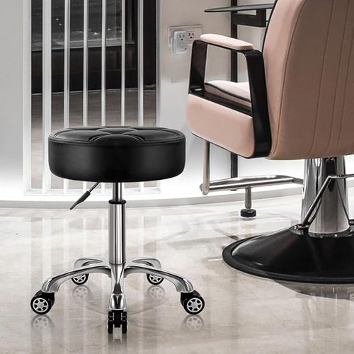 1 Heavy Duty Rolling Stool with Wheels Hydraulic Lift