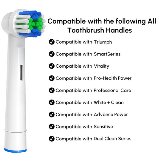 12 Pcs Replacement Toothbrush Heads Compatible with Oral B Braun
