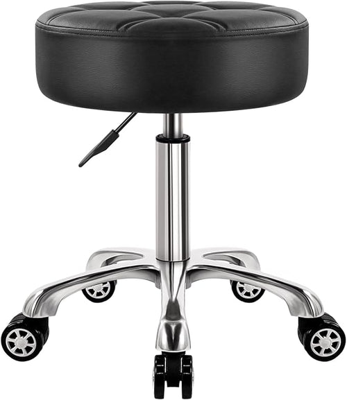 1 Heavy Duty Rolling Stool with Wheels Hydraulic Lift