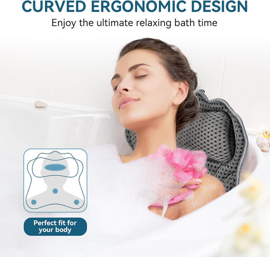 1 Ergonomic Luxury Bath Pillows for Tub