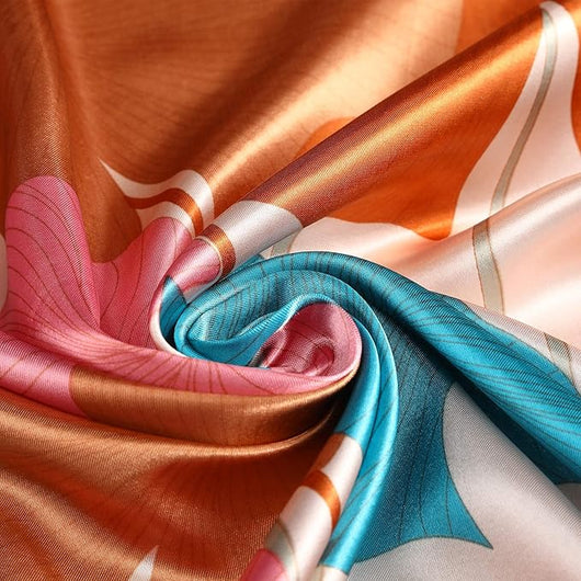 35” Satin Large Square Head Scarves