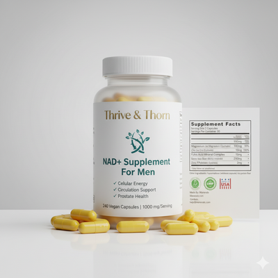 Thrive & Thorn NAD+ Supplement for Men